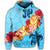 Hawaiian Ocean Turtle Plumeria and Hibiscus Polynesian Hoodie - Polynesian Pride