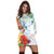 Hawaiian Orchids Strelitzia Hibiscus Plumeria Hummingbirds Polynesian Hoodie Dress - AH - Polynesian Pride