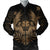 Hawaiian Owl Hibiscus Plumeria Polynesian Bomber Jacket - Gold - AH Black Unisex - Polynesian Pride