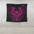 Hawaiian Owl Hibiscus Plumeria Polynesian Tapestry - Pink - AH - Polynesian Pride