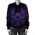 Hawaiian Owl Hibiscus Plumeria Polynesian Bomber Jacket - Purple - AH - Polynesian Pride