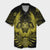 Hawaiian Owl Hibiscus Plumeria Polynesian Hawaiian Shirt - Yellow - AH Unisex Black - Polynesian Pride