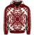 Hawaiian Palm Tree Quilt Tradition Red Hoodie - Polynesian Pride