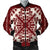 Hawaiian Palm Tree Quilt Tradition Red Bomber Jacket - AH Black Unisex - Polynesian Pride