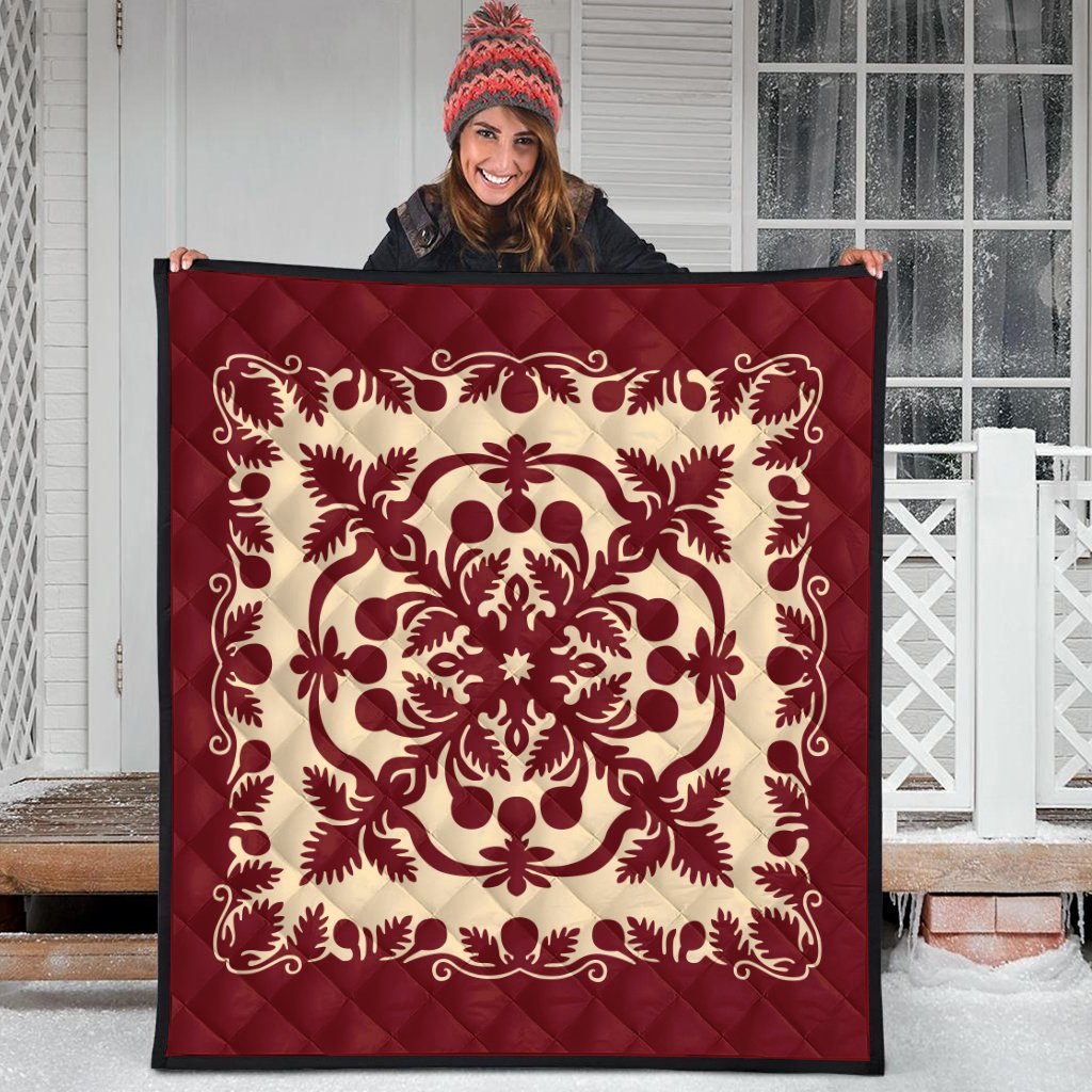 Hawaiian Palm Tree Quilt Vintage Premium Quilts - AH - Polynesian Pride