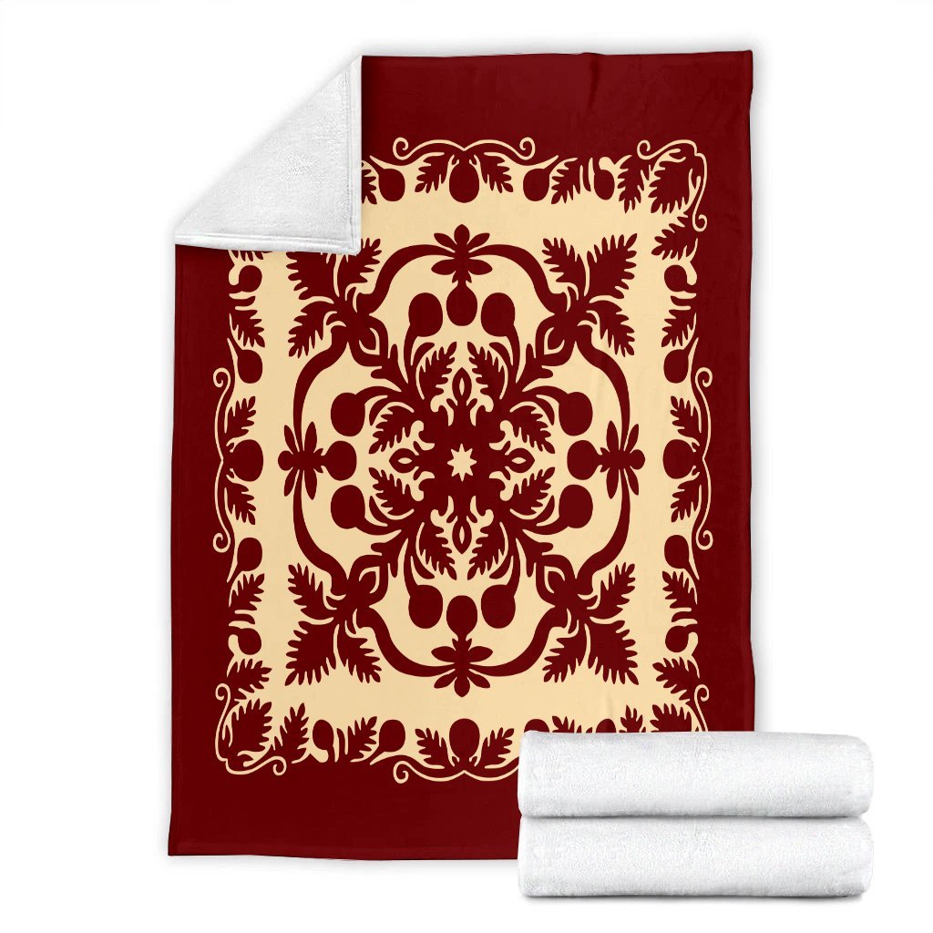 Hawaiian Palm Tree Quilt Vintage Premium Blankets - AH - Polynesian Pride