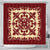Hawaiian Palm Tree Quilt Vintage Shower Curtain - AH 177 x 172 (cm) Black - Polynesian Pride