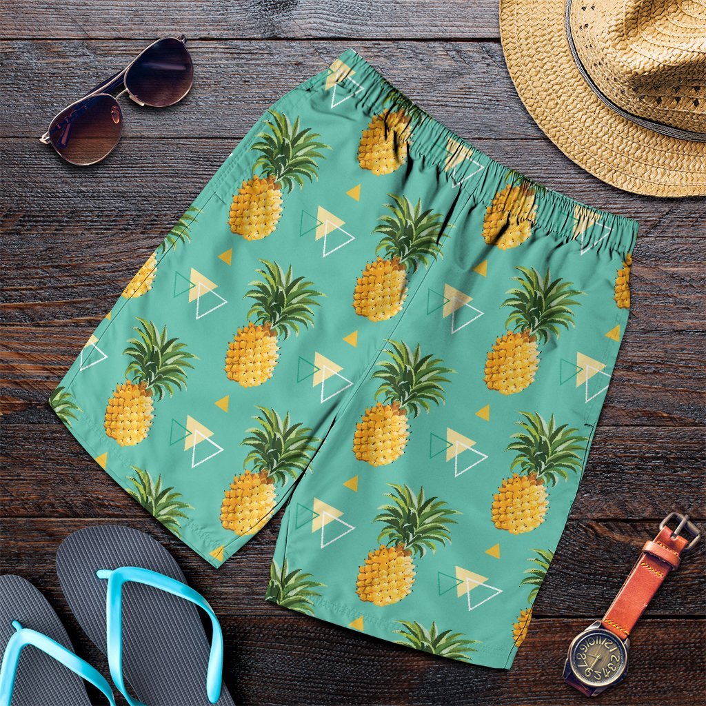 Hawaiian Pineapple Polynesian Men's Shorts - AH Art - Polynesian Pride