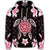 Hawaiian Pinky Turtle Plumeria Hoodie - Polynesian Pride