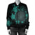 Hawaiian Plumeria Hibiscus Turtle Under Sea Polynesian Bomber Jacket Blue AH - Polynesian Pride