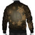 Hawaiian Plumeria Hibiscus Turtle Under Sea Polynesian Bomber Jacket Gold AH - Polynesian Pride