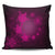 Hawaiian Plumeria Hibiscus Turtle Under Sea Polynesian Pillow Covers Pink AH Pillow Covers Black - Polynesian Pride