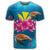 Hawaiian Plumeria Kanaka Turtle Sea Polynesian T Shirt AH - Polynesian Pride