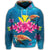 Hawaiian Plumeria Kanaka Turtle Sea Polynesian Hoodie - Polynesian Pride