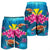 Hawaiian Plumeria Kanaka Turtle Sea Polynesian Men's Shorts - AH - Polynesian Pride