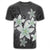 Hawaiian Plumeria Polynesian T Shirt Gray AH - Polynesian Pride