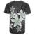 Hawaiian Plumeria Polynesian T Shirt Gray AH - Polynesian Pride