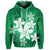 Custom Hawaiian Plumeria Polynesian Hoodie Green - Polynesian Pride