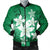 Hawaiian Plumeria Polynesian Bomber Jacket - Green - AH Black Unisex - Polynesian Pride