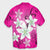 Hawaiian Plumeria Polynesian Hawaiian Shirt - Pink - AH - Polynesian Pride