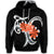 Hawaiian Plumeria Polynesian Orange Hoodie - Polynesian Pride