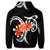 Hawaiian Plumeria Polynesian Orange Hoodie - Polynesian Pride