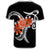 Hawaiian Plumeria Polynesian Orange T Shirt AH - Polynesian Pride