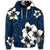 Hawaiian Plumeria Tribal Polynesian Hoodie Blue - Polynesian Pride