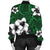 Hawaiian Plumeria Tribal Polynesian Bomber Jacket Green AH - Polynesian Pride