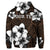 Custom Hawaiian Plumeria Tribe Brown Polynesian Hoodie - Polynesian Pride