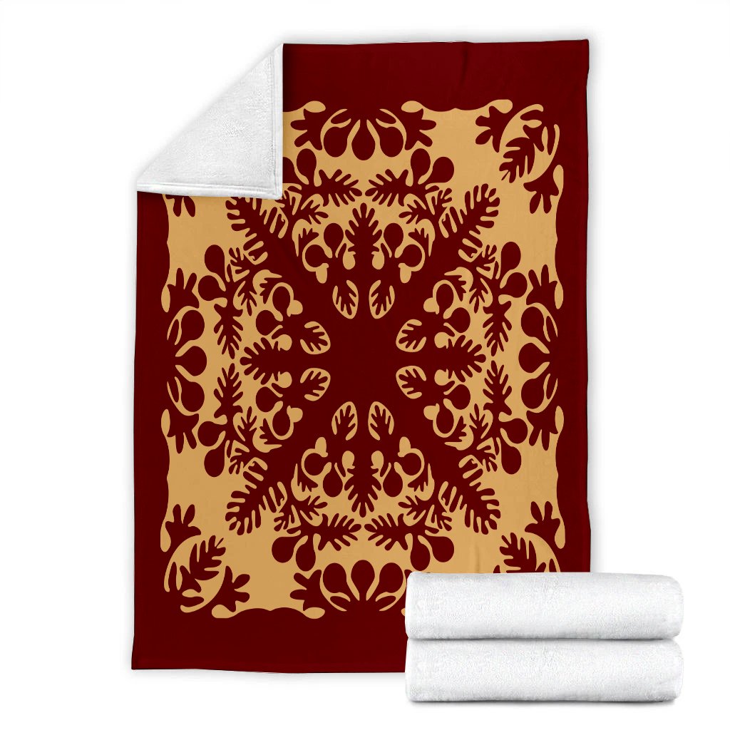 Hawaiian Quilt Vintage Premium Blankets - AH - Polynesian Pride