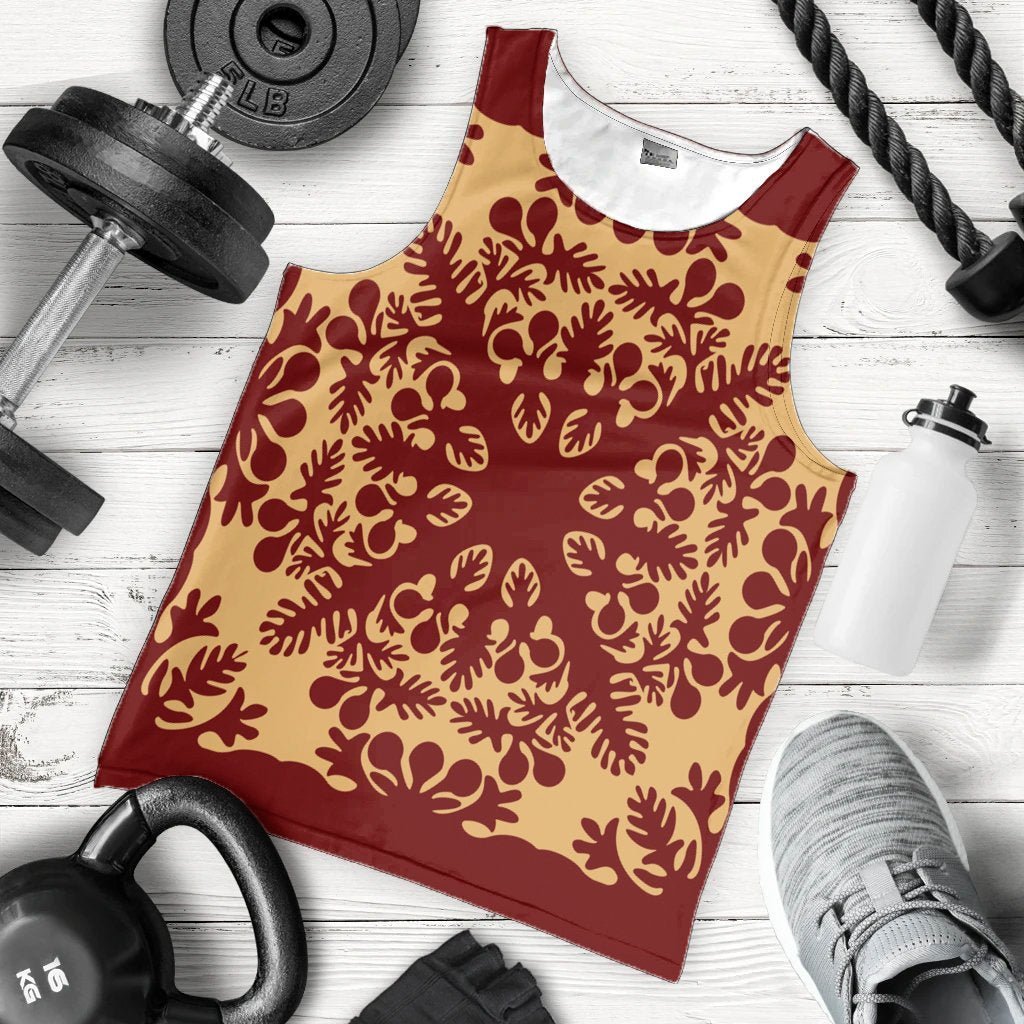 Hawaiian Quilt Vintage Tank Top - AH - Polynesian Pride