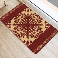 Hawaiian Quilt Vintage Door Mat AH - Polynesian Pride