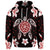 Custom Hawaiian Reddie Turtle Plumeria Hoodie - Polynesian Pride