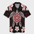 Hawaiian Reddie Turtle Plumeria Hawaiian Shirt AH Unisex Black - Polynesian Pride