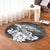 Hawaiian Sample Turtle Plumeria Round Carpet - AH - Polynesian Pride