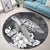 Hawaiian Sample Turtle Plumeria Round Carpet - AH - Polynesian Pride