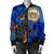 Hawaiian Seal Of Hawaii Hibiscus Ocean Turtle Polynesian Bomber Jacket - AH - Polynesian Pride