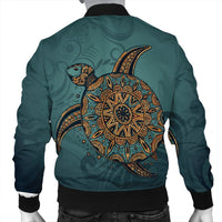 Hawaiian Skillful Turtle Polynesian Bomber Jacket - AH - Polynesian Pride