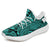 Hawaiian Sneakers YZ Polynesian Maori Lauhala Turquoise AH White - Polynesian Pride