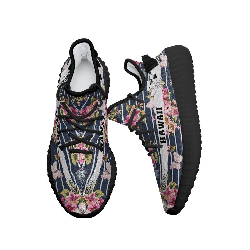 Hawaiian Sneakers YZ Tropical Butterfly Pink - Polynesian Pride