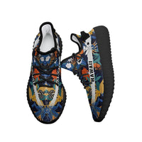 Hawaiian Sneakers YZ Tropical Buttterfly And Flower - Polynesian Pride