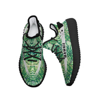 Hawaiian Sneakers YZ Tropical Leaves Jungle Monstera Leaf - Polynesian Pride