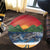 Hawaiian Sunset Ocean Turtle Round Carpet - AH - Polynesian Pride