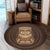 Hawaiian Tiki Round Carpet AH - Polynesian Pride