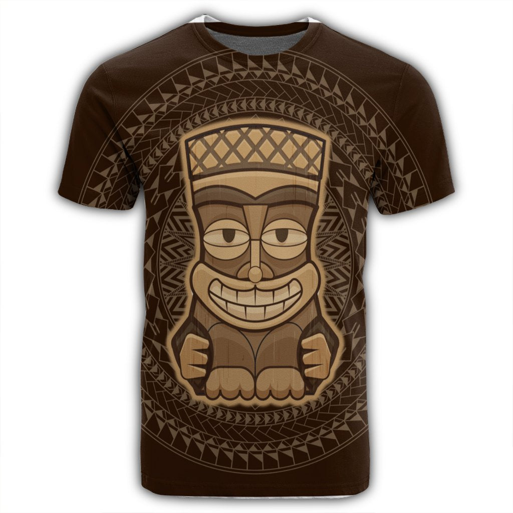 Hawaiian Tiki T Shirt AH - Polynesian Pride