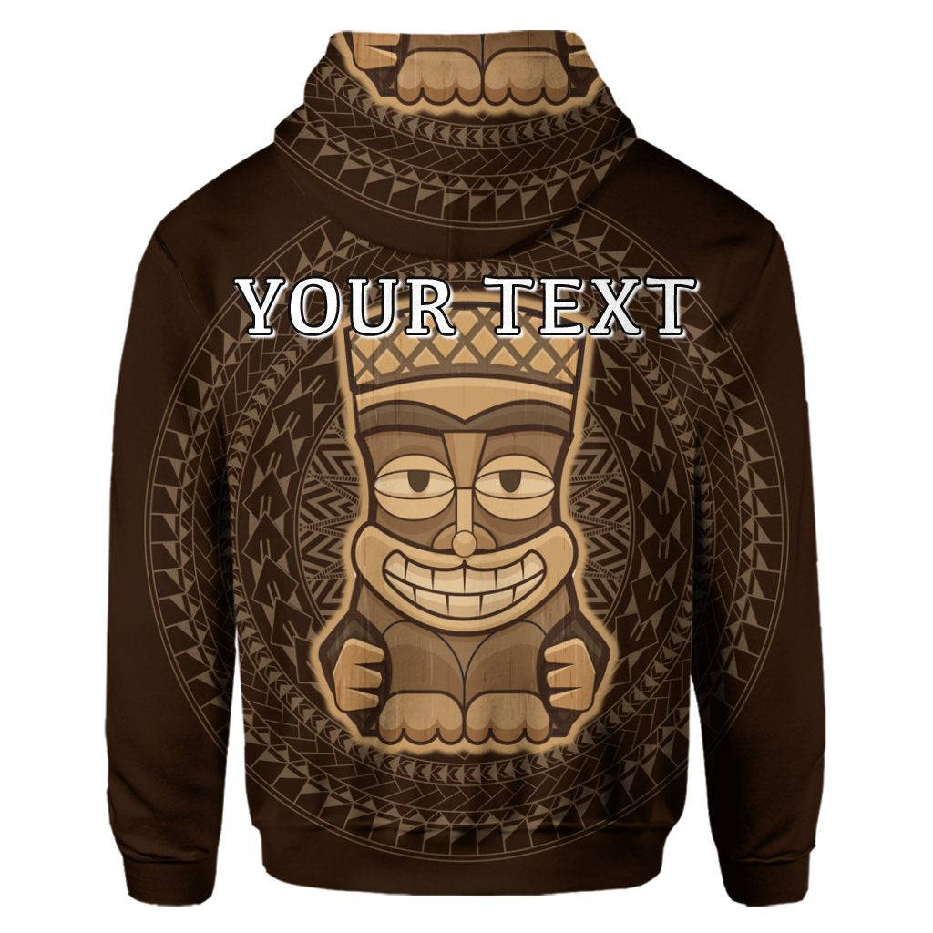 Custom Hawaiian Tiki Hoodie - Polynesian Pride