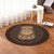 Hawaiian Tiki Round Carpet AH - Polynesian Pride