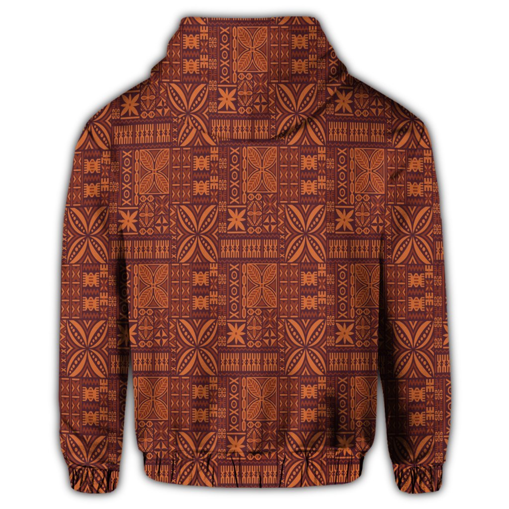 Hawaiian Traditional Aboriginal Pattern Polynesian Hoodie - Polynesian Pride