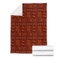 Hawaiian Traditional Aboriginal Pattern Polynesian Premium Blankets - AH - Polynesian Pride